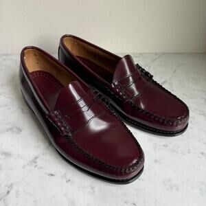 G.H. Bass & Co. Weejuns Burgundy Leather Loafers Men’s 10.5